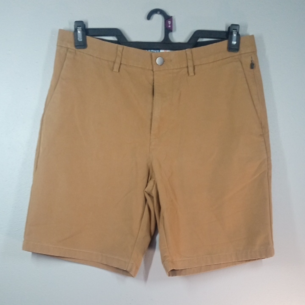 Old Navy Men's Brown Flat Front Shorts Size 32